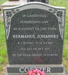 COETZER Hermanus Johannes 1947-1987