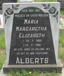 ALBERTS Maria Margaretha Elizabeth 1889-1980