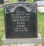 MARÉ Stephanus Philippus 1904-1982