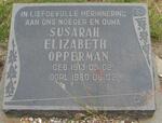 OPPERMAN Susarah Elizabeth 1913-1980