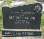 RENSBURG Rudolf Jacob, Janse van 1946-1973