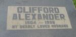 ALEXANDER Clifford 1904-1966