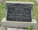 WEEKS Norah Alexander 1912-1975
