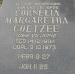 COETZEE Cornelia Margaretha nee VILJOEN 1904-1973