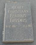 ERASMUS Michiel Christiaan Elardus 1962-1982