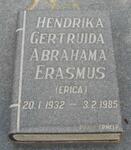 ERASMUS Hendrika Gertruida Abrahama 1932-1985