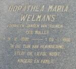 WELMANS Dorathea Maria formerly JANSEN VAN VUUREN nee MULLER 1986