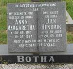 BOTHA Jan Hendrik 1902-1998 & Anna Margaretha 1910-1984