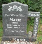 KRIEL Marie nee SEMN 1928-1993