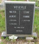 WEGERLE Walter Albert 1928-1993 & Ethne Yvonne 1930-