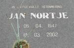 NORTJE Jan 1947-2002
