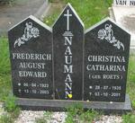 NAUMANN Frederich August Edward 1923-2003 & Christina Catharina ROETS 1935-2001