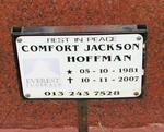 HOFFMAN Comfort Jackson 1981-2007