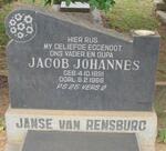 RENSBURG Jacob Johannes, Janse van 1891-1966