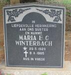 WINTERBACH Maria E.C. 1929-1965