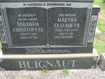 BLIGNAUT Abraham Christoffel 1907-1961 & Maria Elizabeth COETZEE 1911-1965