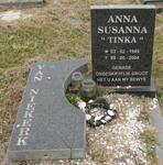 NIEKERK Anna Susanna, van 1949-2004