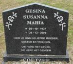 COETZEE Gesina Susanna Maria 1937-2003