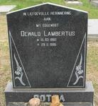 BOTHA Dewald Lambertus 1950-1995