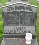 RENSBURG Tommy, Janse van 1950-1992