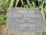 FINDLAY Henry Alexander 1881-1961 & Jessie Irine 1886-1969