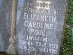 POOL Elizabeth Caroline nee WILKEN 1937-1970