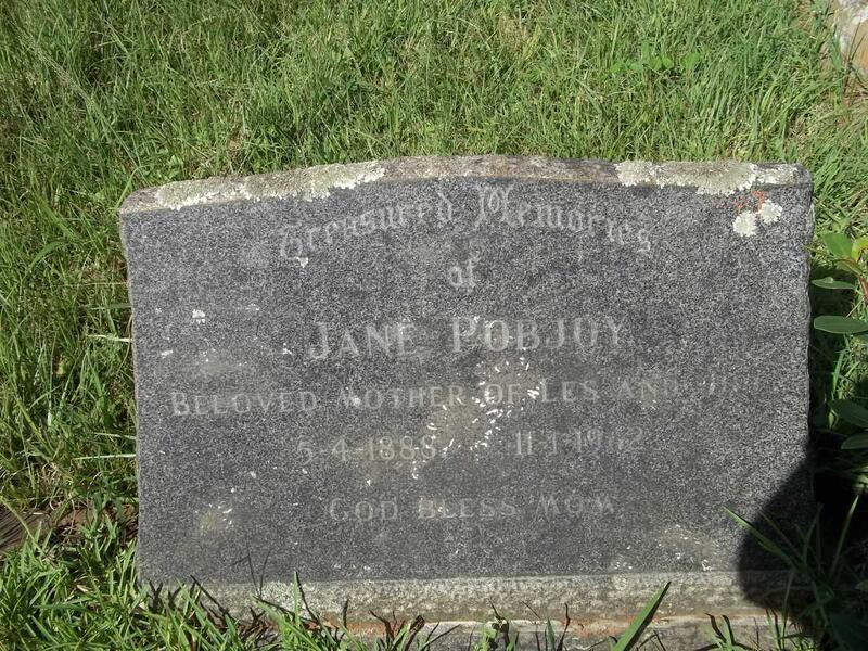 POBJOY Jane 1888-1962