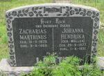 LOOTS Zacharias Marthinus 1879-1960 & Johanna Hendrika MÖLLER 1877-1931