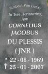 PLESSIS Cornelius Jacobus, du 1969-2007