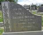 BENADÉ Nicola Johanna nee van BILJON 1894-1991