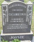 JOOSTE Henry Foulds 1904-1963