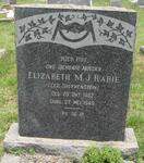 RABIE Elizabeth M.J. nee GREYVENSTEIN 1882-1949