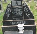 HAMMAN Hester nee KLEYNHANS 1897-1951