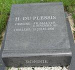 PLESSIS H., du nee FILMALTER 1917-2005