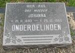 ONDERDELINDEN Johanna 1893-1960