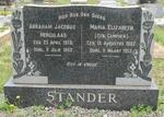 STANDER Abraham Jacobus Herculaas 1870-1952 & Maria Elizabeth CAMPHER 1882-1952