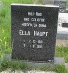 HAUPT Ella 1918-1995