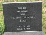 KEMP Jacobus Johannes 1891-1969