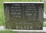 WILKEN Nicolaas 1916- & Hannetjie 1918-1996