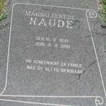 NAUDE Magdaleentjie 1930-1990