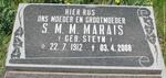 MARAIS S.M.M. nee STEYN 1912-2008