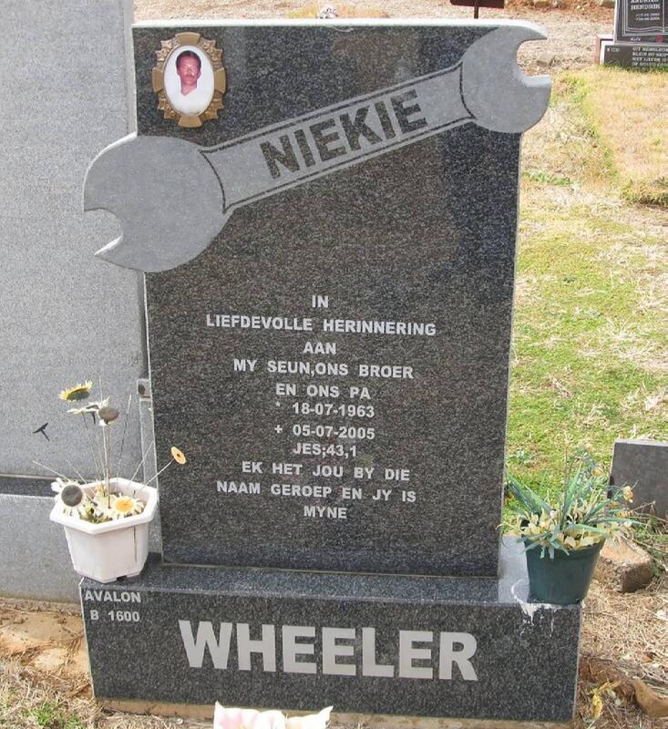 WHEELER Niekie 1963-2005