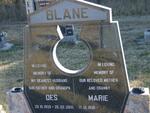BLANE Des 1933-2005 & Marie 1938-