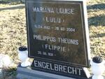 ENGELBRECHT Philippus Theunis 1931- & Mariana Louise 1932-2004