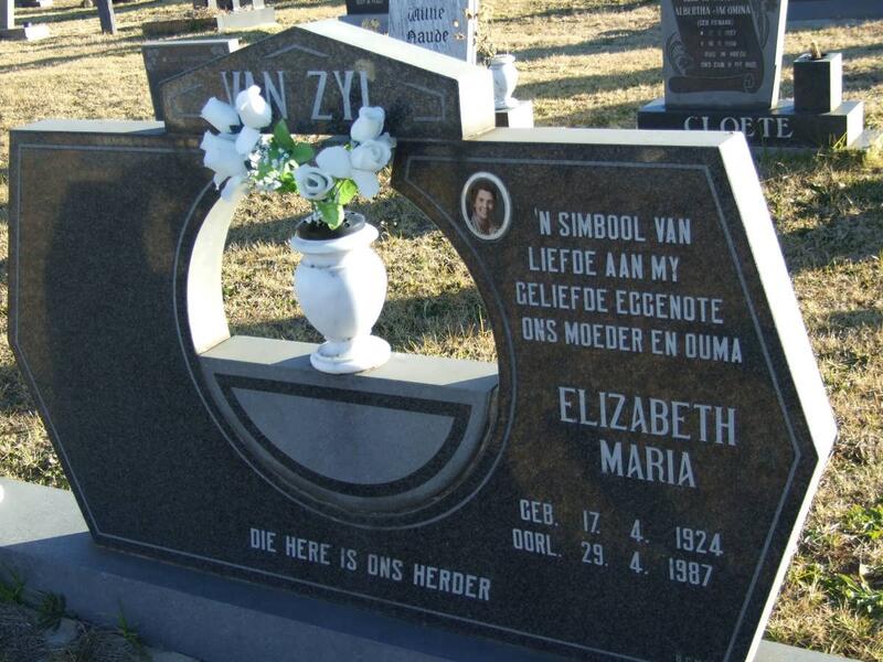 ZYL Elizabeth Maria, van 1924-1987
