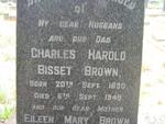 BROWN Charles Harold Bisset 1890-1949 & Eileen Mary