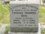 BUYS Francina Hendrina nee STEENEKAMP 1898-1945