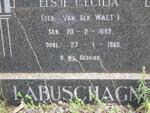 LABUSCHAGNE Elsje Cecilia nee VAN DER WALT 1889-1965