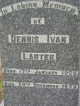 LARTER Dennis Ivan 1923-1923