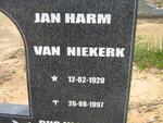 NIEKERK Jan Harm, van 1920-1997